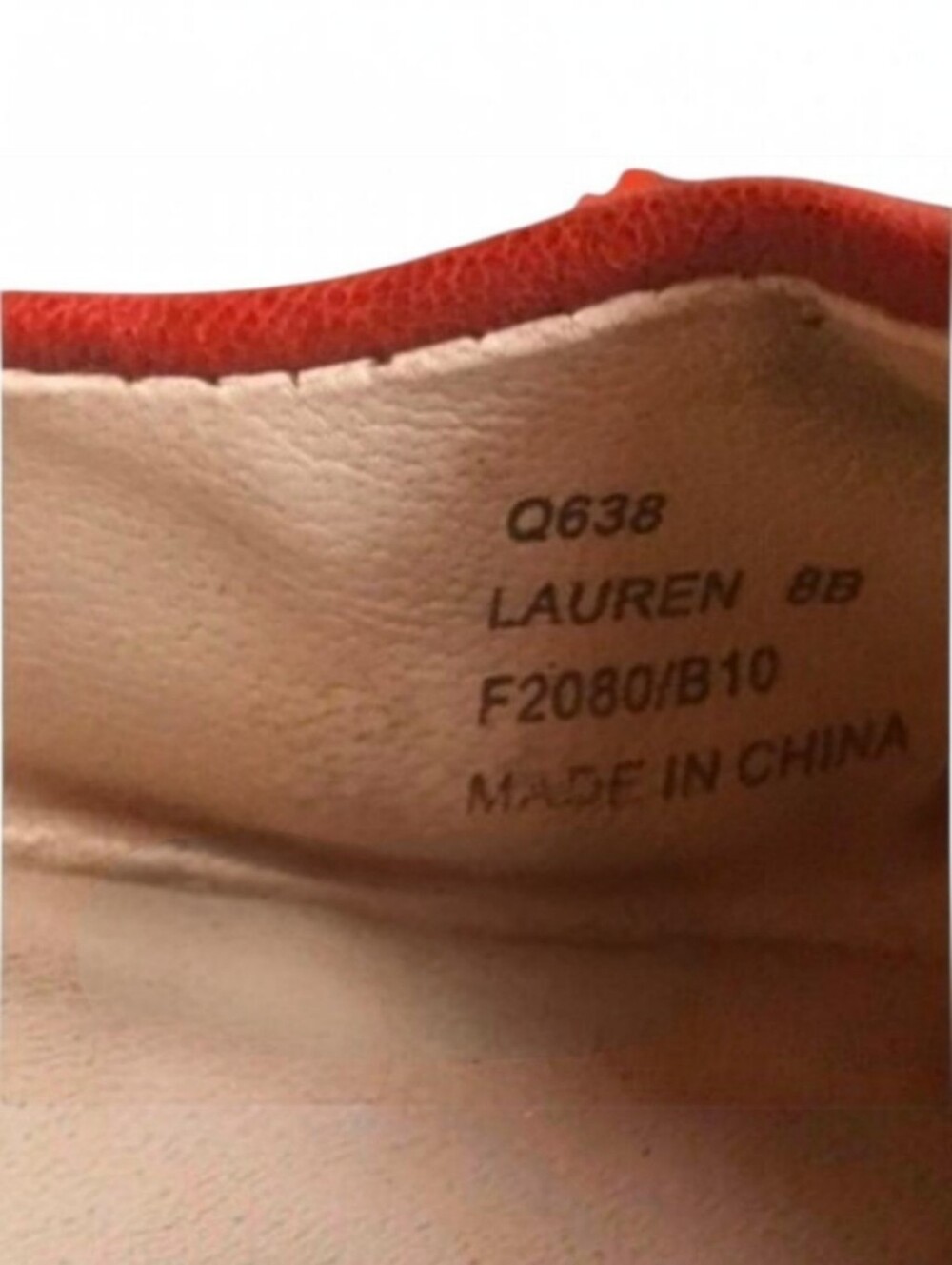 Rare Vintage Coach Lauren Signature Op Art Ballet Flats Size 8B Coral & Gold - Picture 11 of 11